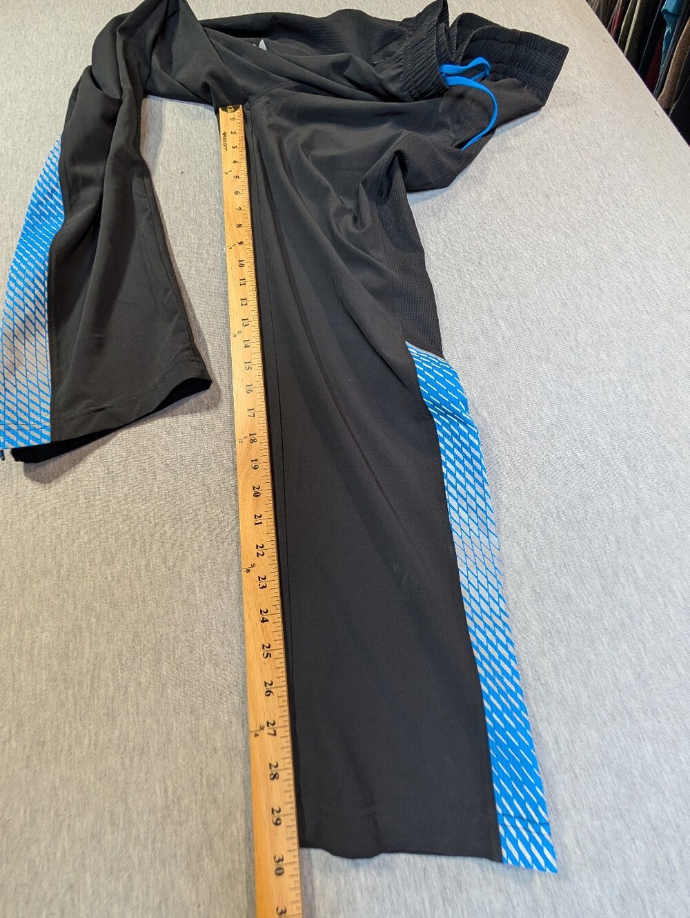 Under Armour Joggers Track Pants Men's Large Black Blue - Picture 7 of 12